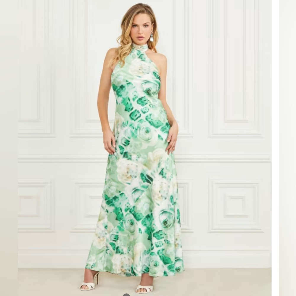 Marciano Sophia Maxi Halter Dress